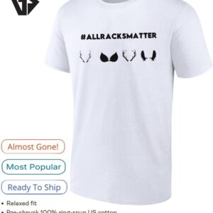 Allracksmatter Antler And Bra Funny T-Shirt