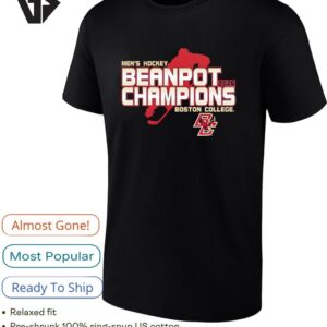 Boston College Eagles Men’s Hockey 2026 Beanpot Champions Locker Room T-Shirt