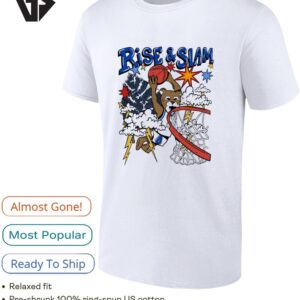 Byu Basketball Rise And Slam Flyin’ Hoops T-Shirt