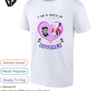 Child Of Spamton And Tenna Child Of Divorce Heart T-Shirt