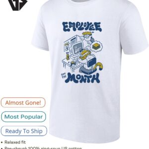 Employee Of The Month Henrique Torres Cat Sleeping Computer Sandwich T-Shirt