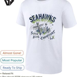 Go Hawks 2026 Football Victory Seattle Seahawks Super Bowl Champions Lx T-Shirt