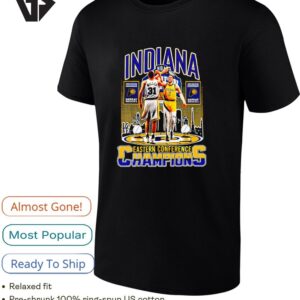 Indiana Pacers Eastern Conference Champions Miller And Haliburton T-Shirt