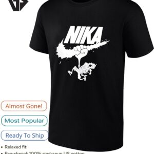 Nika One Piece Character Holding Logo T-Shirt