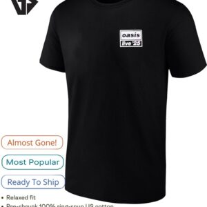 Oasis Live ’25 Distressed Tour Logo T-Shirt