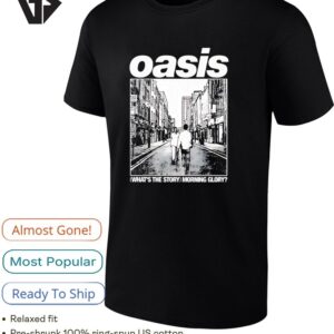 Oasis What’s The Story Morning Glory Album Illustrated T-Shirt