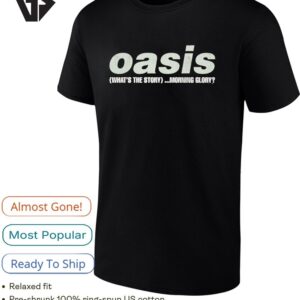 Oasis What’s The Story Morning Glory Album Title T-Shirt