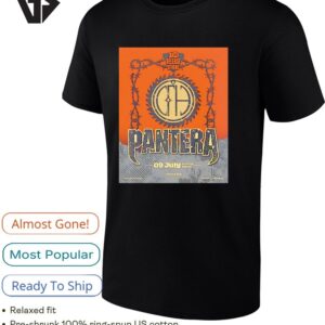 Pantera Athens Greece 2026 Show First Time Playing Plateia Nerou On July 19 2026 T-Shirt