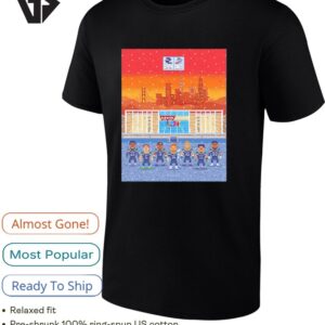 Pixel Seattle Seahawks Super Bowl Lx Champions Tribute Art At Levi’s Stadium On Feb 8 2026 T-Shirt