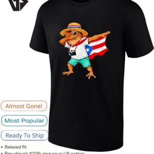 Puerto Rico Frog Benito Bowl Halftime Dabbing T-Shirt