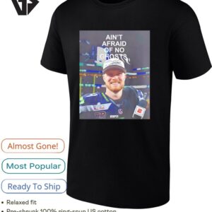 Sam Darnold Seahawks 2026 Super Bowl Lx Champion Ain’t Afraid Of No Ghosts T-Shirt