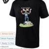 Sam Darnold Seattle Seahawks Holding Super Bowl Lx Trophy And Football T-Shirt