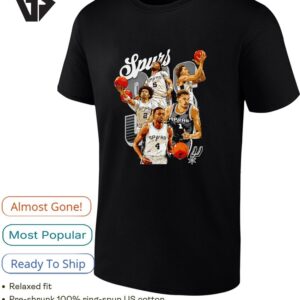 San Antonio Spurs 2026 Starting 5 Graphic T-Shirt