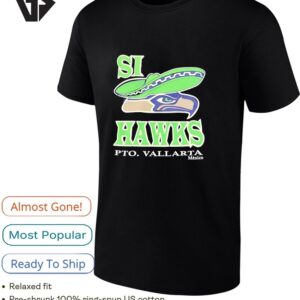 Seattle Seahawks Champions Super Bowl Si Hawks Pto Vallarta Mexico T-Shirt