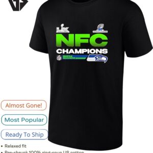 Seattle Seahawks Championship Super Bowl Lx Champions NFL Logo T-Shirt