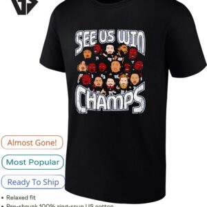Seattle Seahawks Football 2025 Champions Cartoon T-Shirt