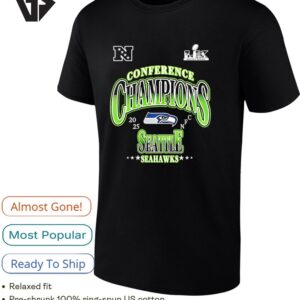 Seattle Seahawks Football Super Bowl Lx Conference Champions 2026 Graphic T-Shirt
