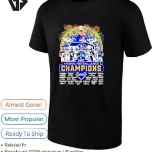 Seattle Seahawks National Football League Champions 2026 Signatures T-Shirt