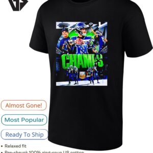 Seattle Seahawks Players 2025 Fox NFL Nfc Champions Super Bowl Lx Poster T-Shirt