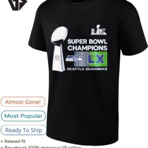 Seattle Seahawks Super Bowl Lx Champions 2026 For Fan T-Shirt