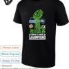 Seattle Seahawks Super Bowl Lx Champions 2026 Trophy Shape 2x Champions T-Shirt