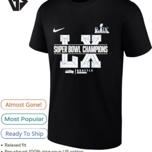Seattle Seahawks Super Bowl Lx Champions Sacrifice Logo T-Shirt