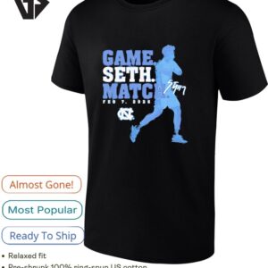 Seth Trimble North Carolina Tar Heels Game Seth Match T-Shirt