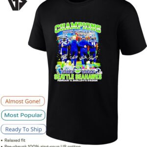 Super Bowl Lx Champions Seattle Seahawks 2013 2026 T-Shirt
