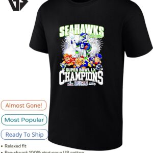 Super Bowl Lx Champions Seattle Seahawks Mascot T-Shirt