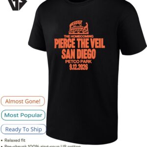 The Homecoming Of Pierce The Veil Band At San Diego Petco Park 9 12 2025 Retro T-Shirt