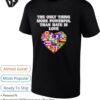 The Only Thing More Powerful Than Hate Is Love Flag Heart Shape T-Shirt