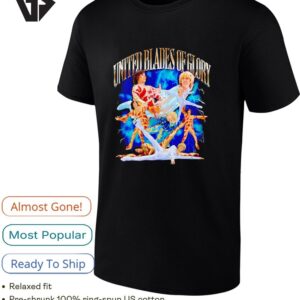 United Blades Of Glory Will Ferrell Funny Ice Skating Graphic T-Shirt