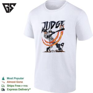 Aaron Judge 99 New York Yankees Baseball 2026 City Skyline T-Shirt