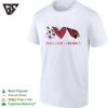 Arizona Cardinals Football Peace Love Hand Haert And Logo T-Shirt