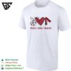 Arizona Diamondbacks Peace Love Dbacks Hand Sign Heart Shape And Logo T-Shirt
