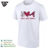 Atlanta Braves Peace Love Braves Hand Sign Heart Shape And Logo T-Shirt