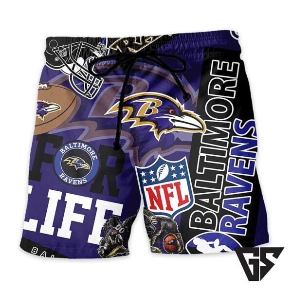Baltimore Ravens For Life Hawaiian Shirt