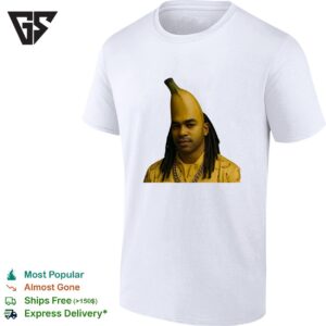 Banana Santana Face Funny T-Shirt