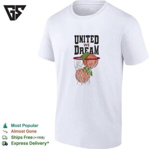 Basketball Peach Shape In The Hoop United We Dream 2026 T-Shirt