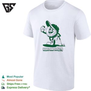 Beers And Bogeys Golf Cartoon Funny T-Shirt