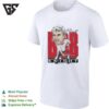 Bob Knight Chair Throw American Basketball Coach Caricature Signature T-Shirt