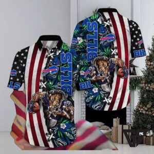 Buffalo Bills Black And Blue Beast Hawaiian Shirt