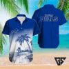 Buffalo Bills Coastal Serenity Blue Hawaiian Shirt