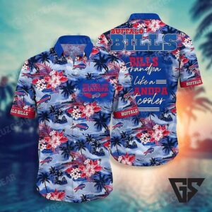 Buffalo Bills Cool Grandpa Hawaiian Shirt