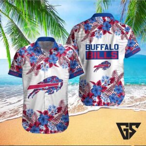 Buffalo Bills Floral Breeze Hawaiian Shirt