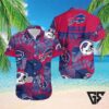 Buffalo Bills Hibiscus Helmets Hawaiian Shirt