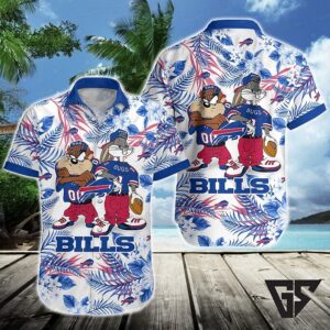 Buffalo Bills Looney Tunes Island Fun Hawaiian Shirt