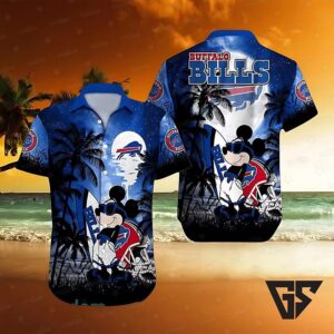 Buffalo Bills Mickey Moonlight Surf Hawaiian Shirt