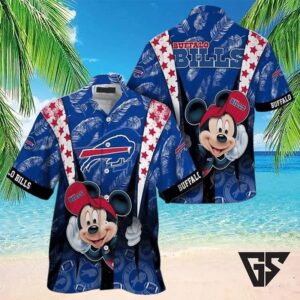 Buffalo Bills Mickey Star Hawaiian Shirt