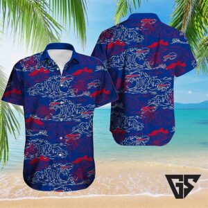 Buffalo Bills Ocean Wave Scenic Hawaiian Shirt